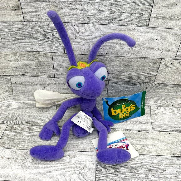 NWT‎ Disney Store's Pixar's A Bug's Life Mini 8" Bean Bag Plush, "ATTA" - Picture 1 of 4
